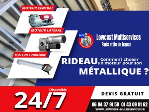 Motoriser un Rideau Metallique